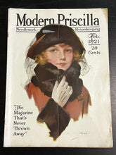 Load image into Gallery viewer, Vintage Modern Priscilla - February, 1921 Edition Magazine
