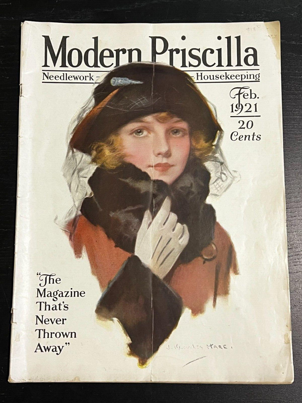 Vintage Modern Priscilla - February, 1921 Edition Magazine