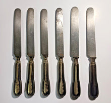 Load image into Gallery viewer, Christofle A Paris Silver Plate Knife 10&quot; Lot of 6
