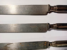 Load image into Gallery viewer, Christofle A Paris Silver Plate Knife 10&quot; Lot of 6
