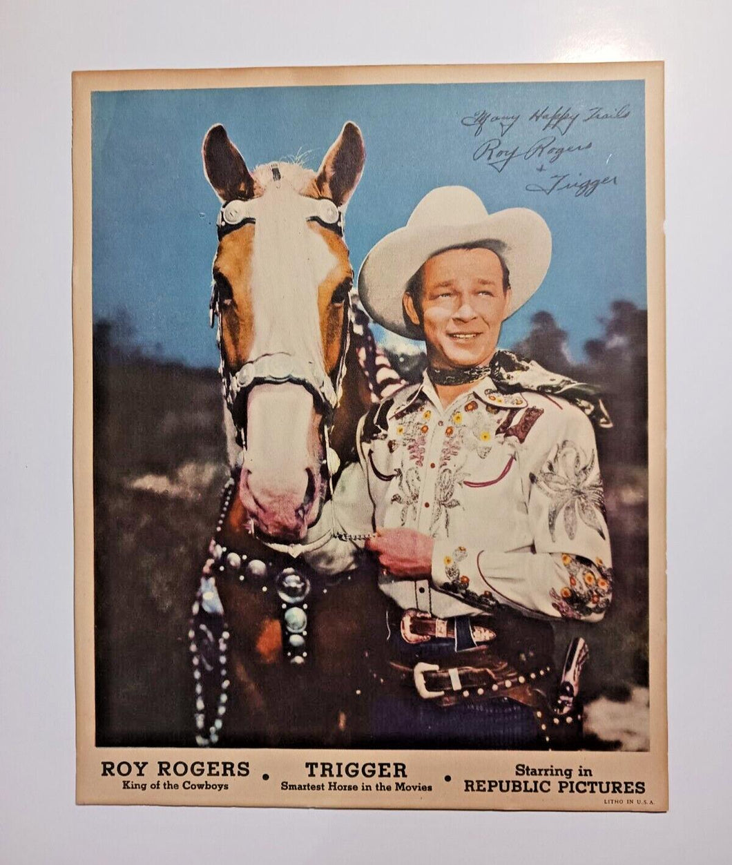 Vintage 1940's Roy Rogers Handout 8