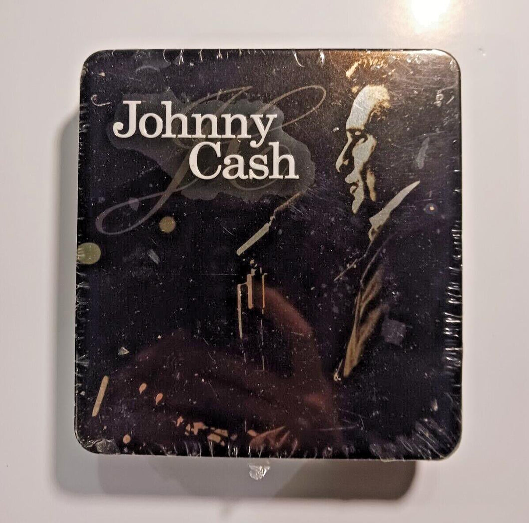 Johnny Cash 2 CD Set + The Pride of Jesse Hallam DVD  in Tin Box 2006 by Madacy