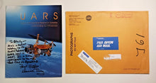 Load image into Gallery viewer, UARS NASA Booklet Signed By Dianne K. Prinz Astronaut w/ Mailing Envelope
