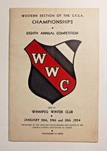 Load image into Gallery viewer, 1954 Winnipeg Winter Club 8th Annual Competition Figure Skating Program
