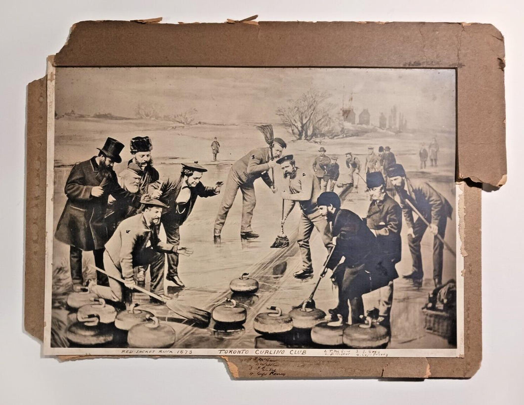 1873 Red Jacket Rink Toronto Curling Club Photo