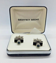 Load image into Gallery viewer, A pair of Geoffrey Beene Camera Cufflinks
