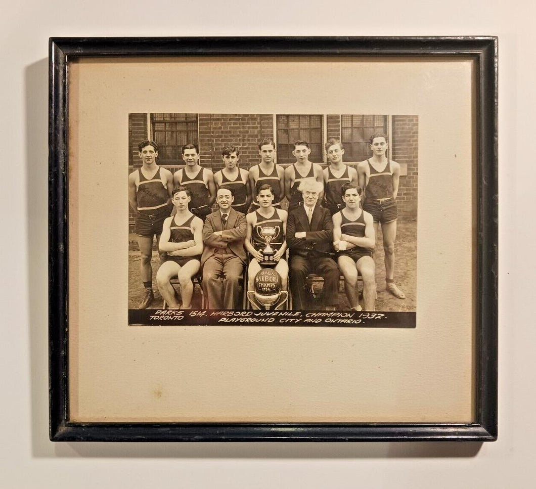 1932 O.A.B.A Harbord Juvenile Swimming Champion Team Photo