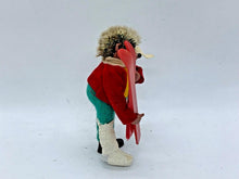 Load image into Gallery viewer, Vintage Steiff Peter Hedgehog Skier w/ Leg-Cast 3.5in Figurine RARE
