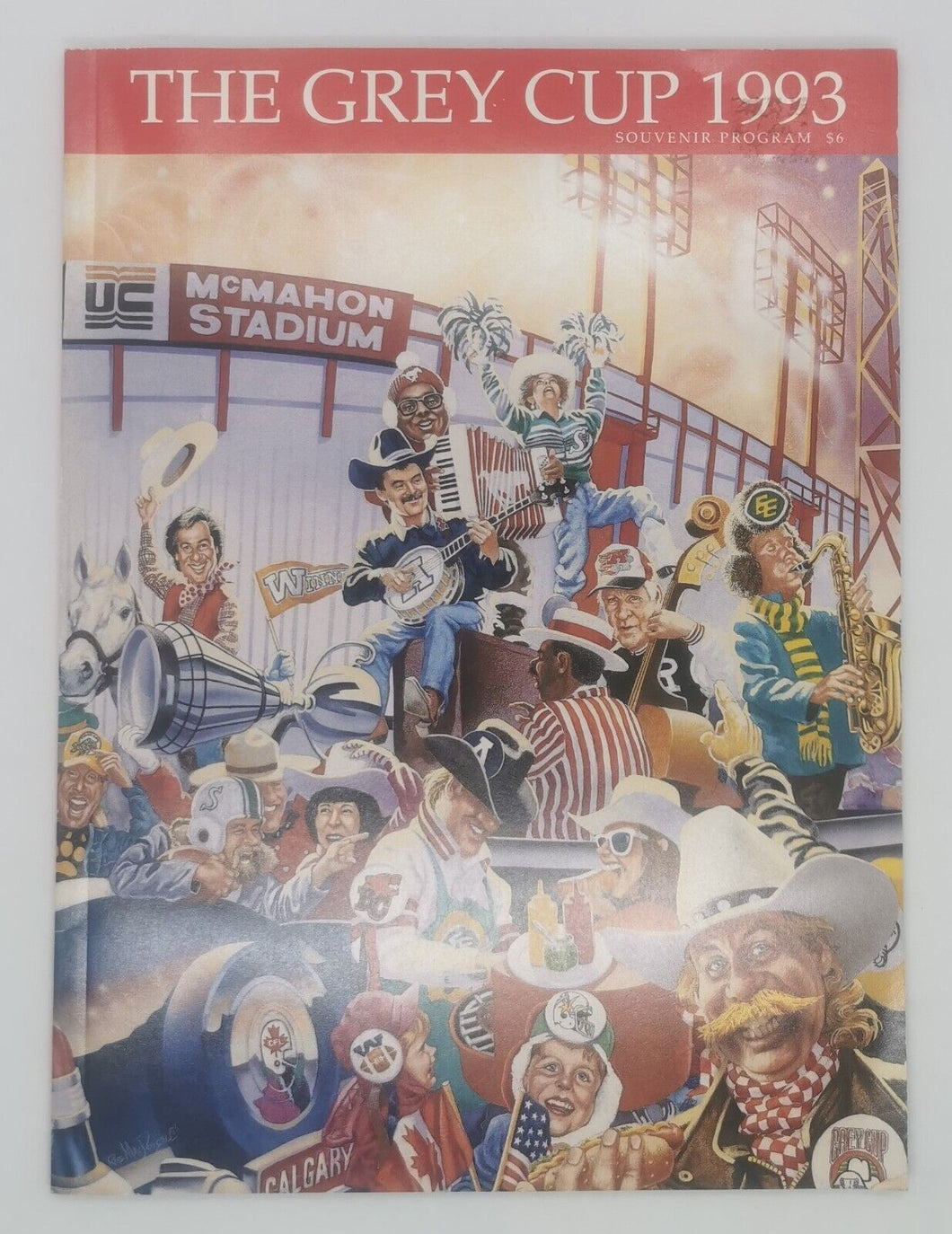 1993 The Grey Cup Souvenir Program