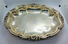 Load image into Gallery viewer, Antique Silver Lidded Entree Serving Dish Tray Set of 2
