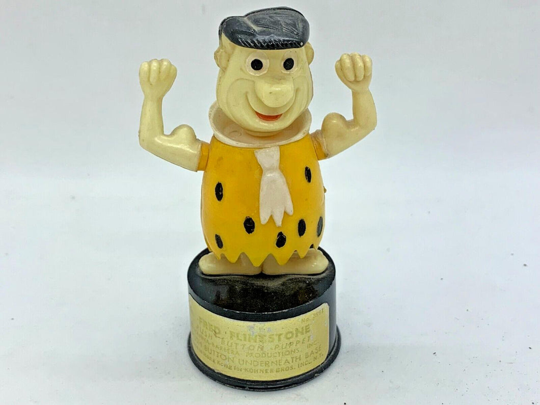 Kohner 1960's Push Puppet Fred Flintstone