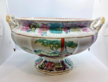 Load image into Gallery viewer, 1850s Mason&#39;s Chinese Soup Bowl with Lid and Saucer Hand Painted 13&quot; x 12&quot; x 12&quot;
