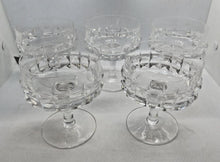 Load image into Gallery viewer, Rosenthal HOLD FAST lead crystal glass bowl champagne ice cream set of 5
