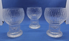 Load image into Gallery viewer, Iittala (Finland) &#39;Kekkerit&#39; Sherry/Port Glasses (set x3) 4 1/4&quot; x 2 3/4&quot;
