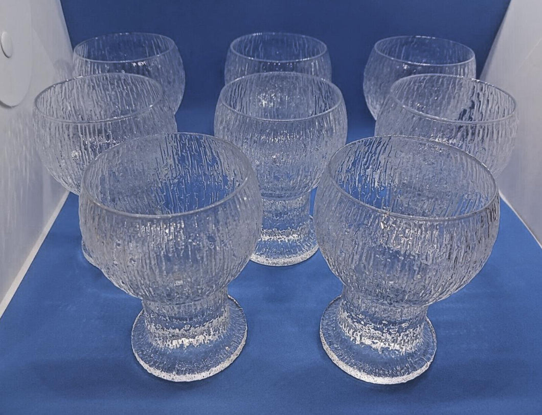 Iittala (Finland) 'Kekkerit' Sherry/Port Glasses (set x8) 5