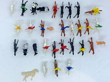 Load image into Gallery viewer, Lot of 32 - Vintage Toy Wild Animal Cowboy &amp; Indian Figures Old Plastic
