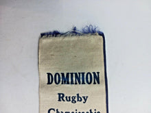 Load image into Gallery viewer, 1910 2nd Grey Cup Ribbon Toronto Varsity Won 16-7 Dominion Rugby Final Champion
