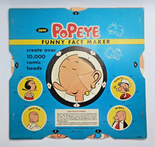 Load image into Gallery viewer, Vintage 1962 Popeye&#39;s Funny Face Maker toy, 10000 variations, Excellent
