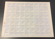 Load image into Gallery viewer, 1989-90 CHL Oshawa Generals 202/400 Uncut Trading Card Sheet - 7th Inning Sketch
