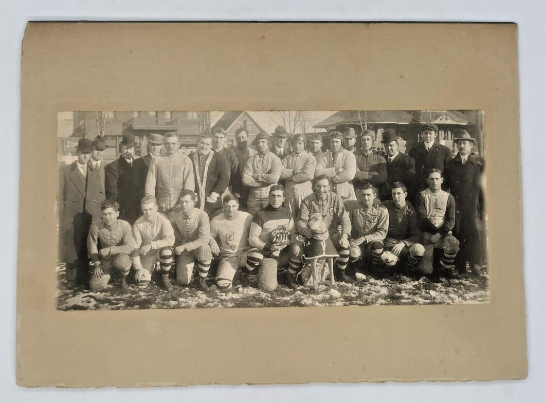 1911 Petrolia Ontario Football Championship Cabinet Card