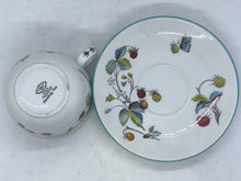 Load image into Gallery viewer, Royal Worcester - Flameproof Porcelain, Strawberry Fair Breakfast Cup &amp; Saucer
