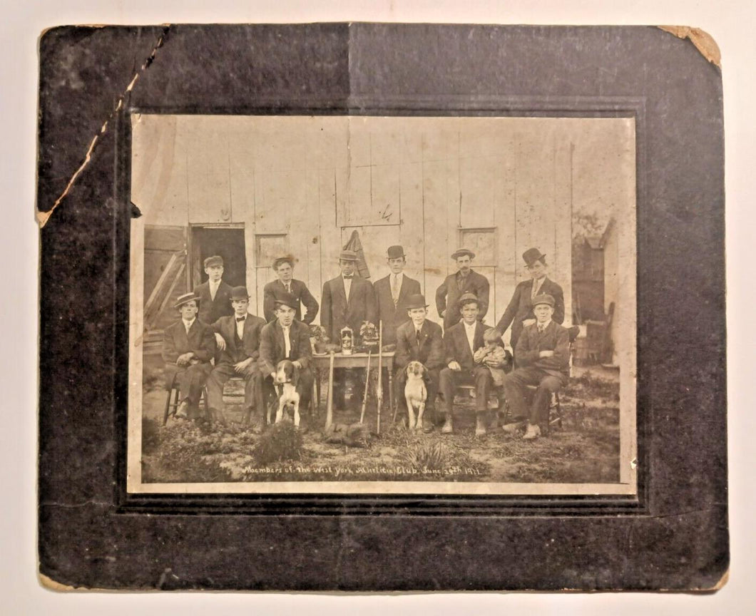 1911 West York Athletic Club Member's Cabinet Photo 12