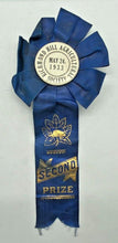 Load image into Gallery viewer, 1933 Richmond Hill Agricultural Society 2nd Place Ribbon
