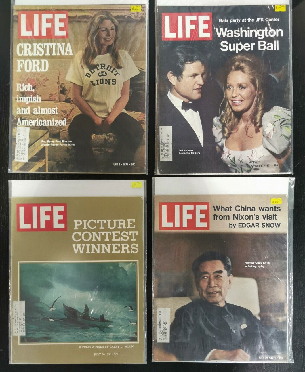 Life Magazines Lot Issued 1971 June 4, June 11 July 9, July 30