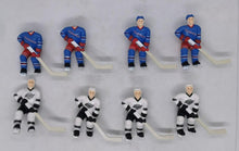 Load image into Gallery viewer, New York Rangers &amp; Kings Team 1990s Tabletop Hockey Figure Set – 8 Figures
