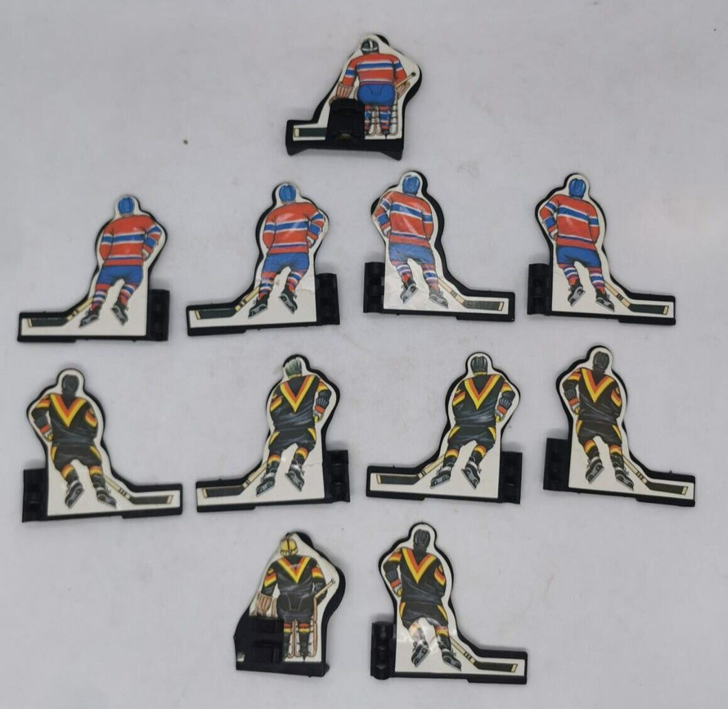 Coleco Montreal Canadiens 1980s Tabletop Hockey Figure Set – 11 Figures