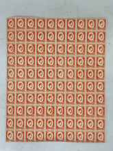 Load image into Gallery viewer, 10x10 Sheet of 1946 Orange Romanian Stamps - Posta Romana (25 Lei)
