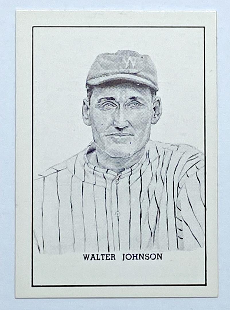 1950 CALLAHAN Hall of Fame Walter Johnson Great Condition Well Centered NR MINT