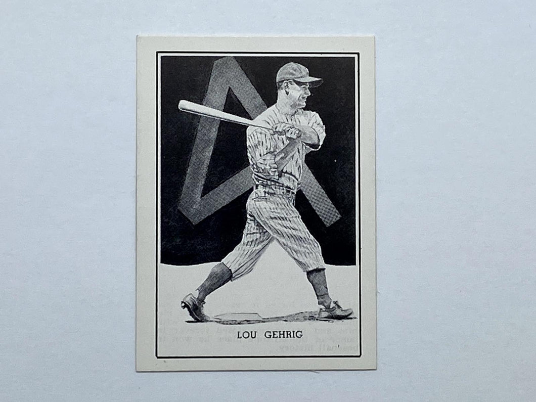 1950 CALLAHAN Hall of Fame Lou Gehrig Great Condition Well Centered NR MINT