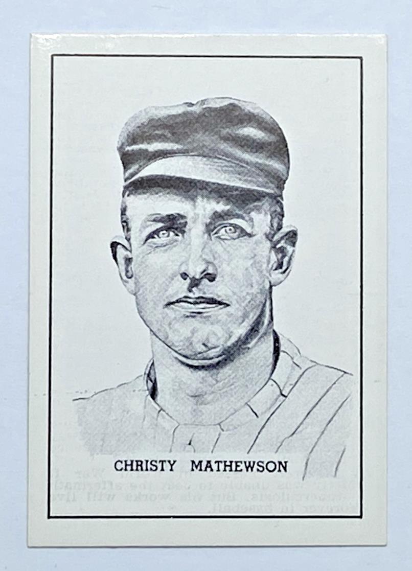 1950 CALLAHAN Hall of Fame Christy Mathewson Great Condition Well Centered