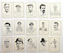 Load image into Gallery viewer, 1950 Baseball Hall of Fame - LOT of 52 Elected Player Cards
