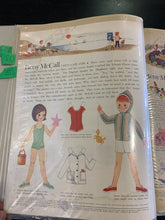 Load image into Gallery viewer, Lot of 7 - 1961, 68, &amp; 69 Betsy McCall Paper Doll Uncut Magazines
