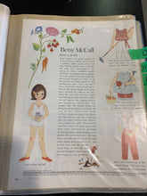 Load image into Gallery viewer, Lot of 7 - 1961, 68, &amp; 69 Betsy McCall Paper Doll Uncut Magazines
