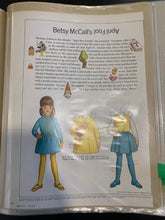 Load image into Gallery viewer, Lot of 7 - 1967 &amp; 1968 Betsy McCall Paper Doll Uncut Magazines
