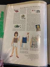 Load image into Gallery viewer, Lot of 7 - 1957 &amp; 1964 Betsy McCall Paper Doll Uncut Magazines
