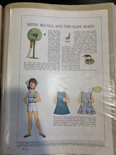 Load image into Gallery viewer, Lot of 7 - 1957 &amp; 1964 Betsy McCall Paper Doll Uncut Magazines
