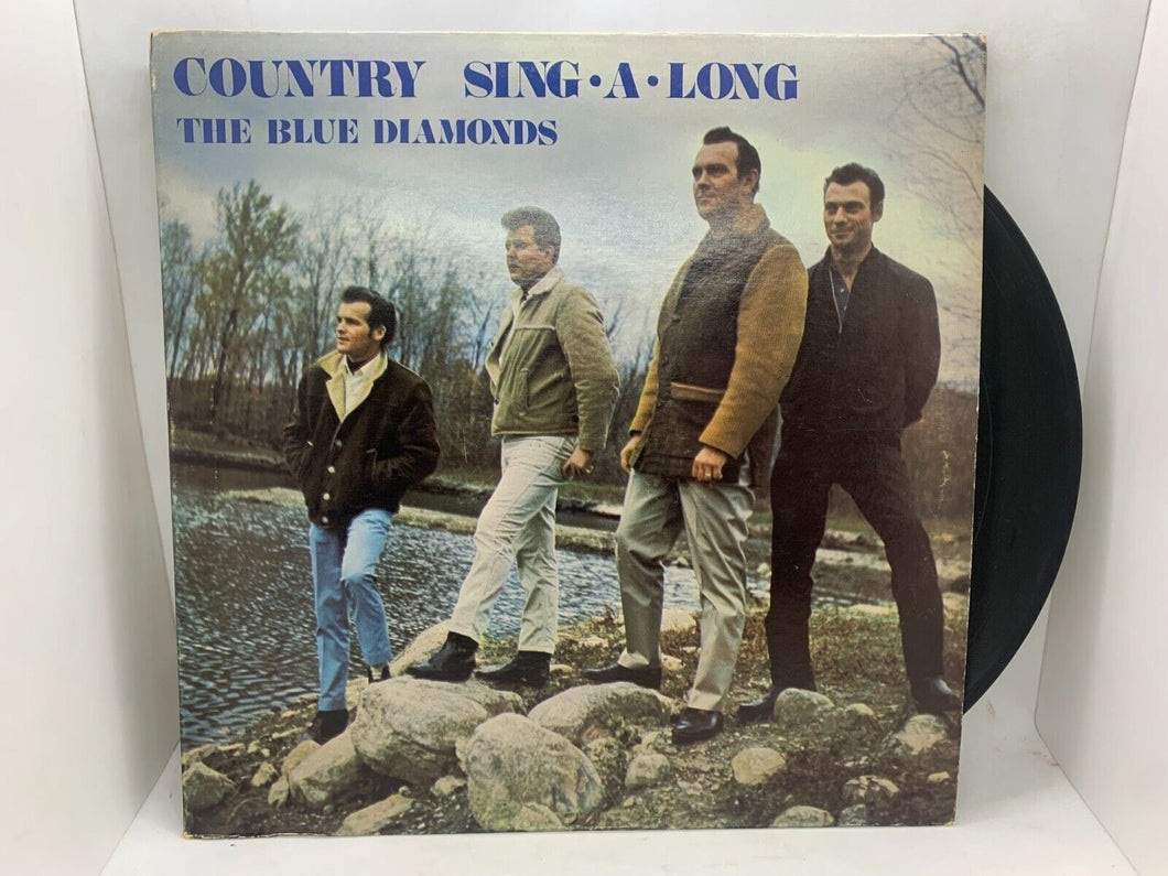 Country Sing A Long by The Blue Diamonds - Rare CDN LP Vinyl Record