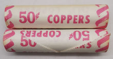 Load image into Gallery viewer, 1979 Canadian Penny CIBC Bank Machine Roll White Paper Red (50 ct) x 2 Lot 18
