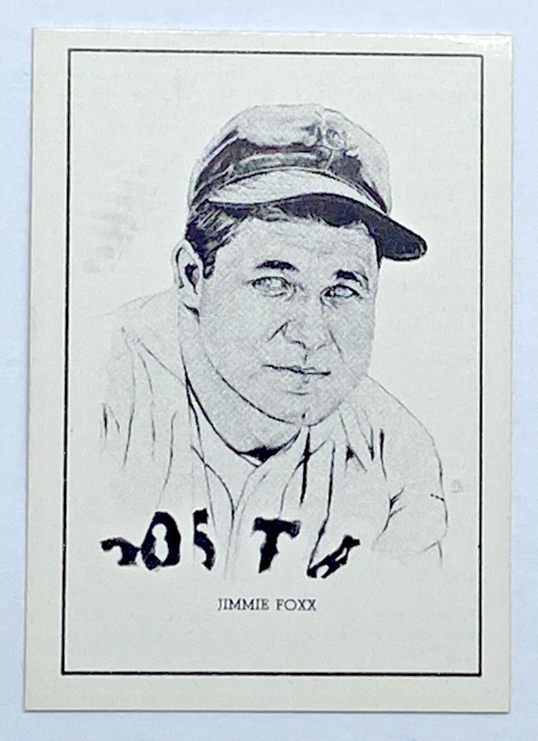 1950 CALLAHAN Hall of Fame Jimmie Foxx Great Condition Well Centered