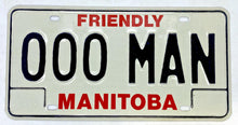 Load image into Gallery viewer, 1983 Canada Friendly MANITOBA Plate #000 MAN
