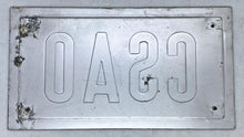 Load image into Gallery viewer, CSAO Licence Plate wall decor
