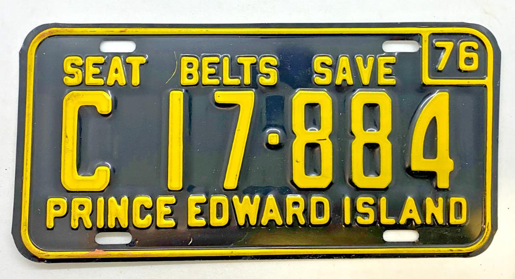 1976 Prince Edward Island License Plate