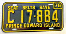 Load image into Gallery viewer, 1976 Prince Edward Island License Plate C 17-884
