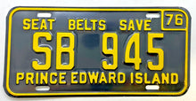 Load image into Gallery viewer, 1976 Prince Edward Island PEI Canada School Bus License Plate
