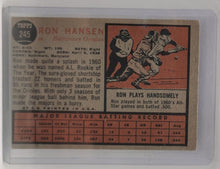 Load image into Gallery viewer, 2011 Topps Heritage 50th Anniversary 1962 Buybacks #245 Ron Hansen
