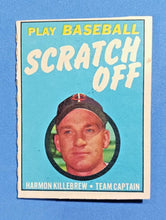 Load image into Gallery viewer, Harmon Killebrew 1970 Topps Play Baseball Scratch Off Unscratched!!
